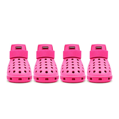 Premium Dog Boots for Hot Pavement - Protective Footwear for Small, Medium, and Large Dogs, Easy-On/Off, Non-Slip, Waterproof, and Easy-Clean Booties for Beach and Snow Activities