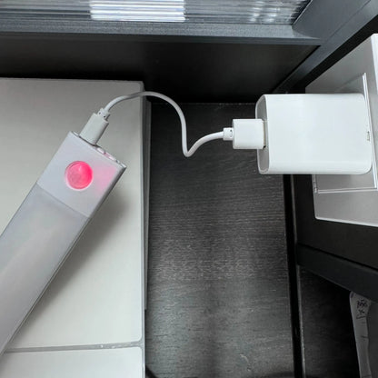 Motion-Sensor LED Night Light - USB Rechargeable Dimmable Lamp for Kitchen, Bedroom, Hallway, Stairway, Closet, and Wardrobe