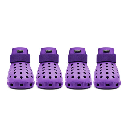 Premium Dog Boots for Hot Pavement - Protective Footwear for Small, Medium, and Large Dogs, Easy-On/Off, Non-Slip, Waterproof, and Easy-Clean Booties for Beach and Snow Activities