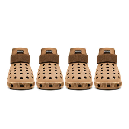 Premium Dog Boots for Hot Pavement - Protective Footwear for Small, Medium, and Large Dogs, Easy-On/Off, Non-Slip, Waterproof, and Easy-Clean Booties for Beach and Snow Activities