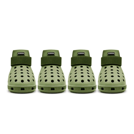 Premium Dog Boots for Hot Pavement - Protective Footwear for Small, Medium, and Large Dogs, Easy-On/Off, Non-Slip, Waterproof, and Easy-Clean Booties for Beach and Snow Activities