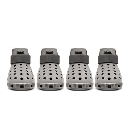 Premium Dog Boots for Hot Pavement - Protective Footwear for Small, Medium, and Large Dogs, Easy-On/Off, Non-Slip, Waterproof, and Easy-Clean Booties for Beach and Snow Activities